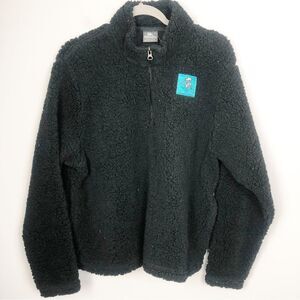 KNIGHTS APPAREL | COASTAL CAROLINA UNIVERSITY Black Zip Sherpa Women’s Size XL
